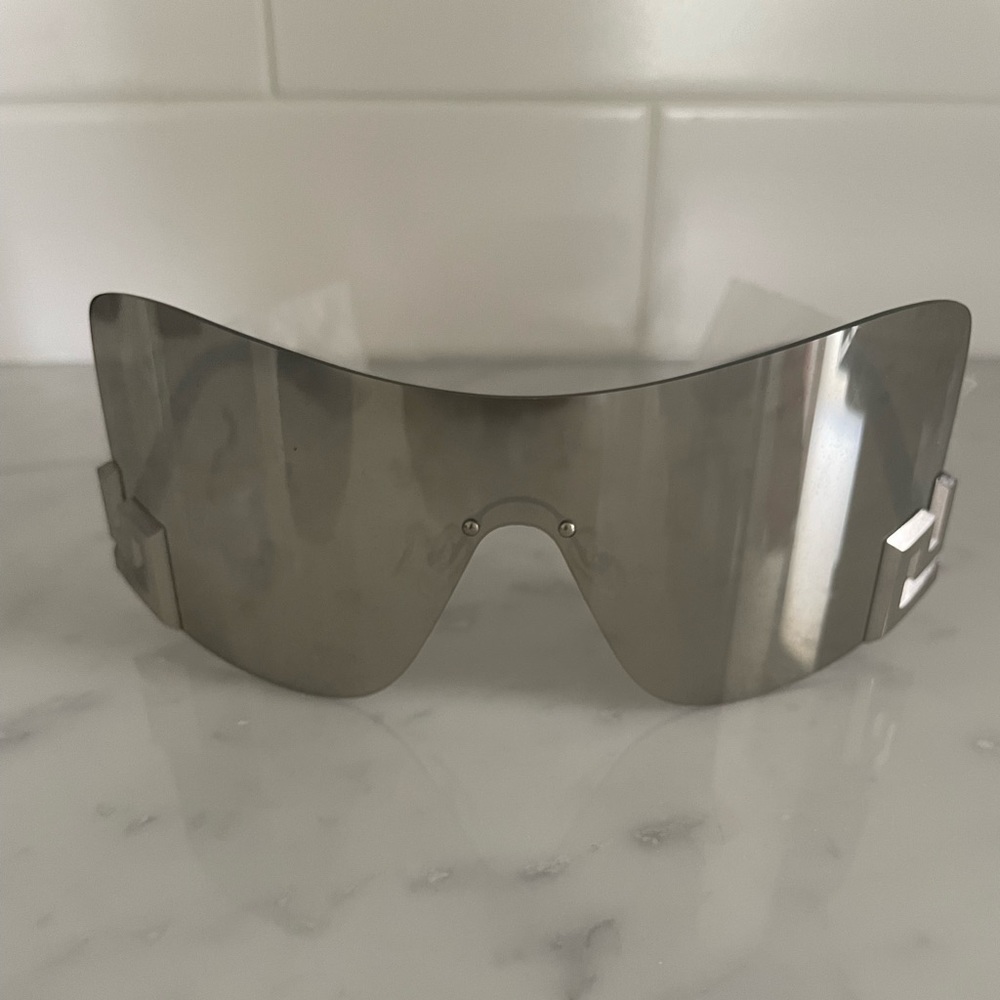 Versace Silver Sunglasses EUC